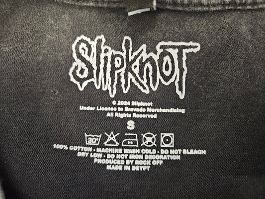 Slipknot: Barcode Self-Titled Acid Wash Tee