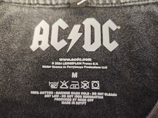 AC/DC: Union Jack Acid Wash Tee