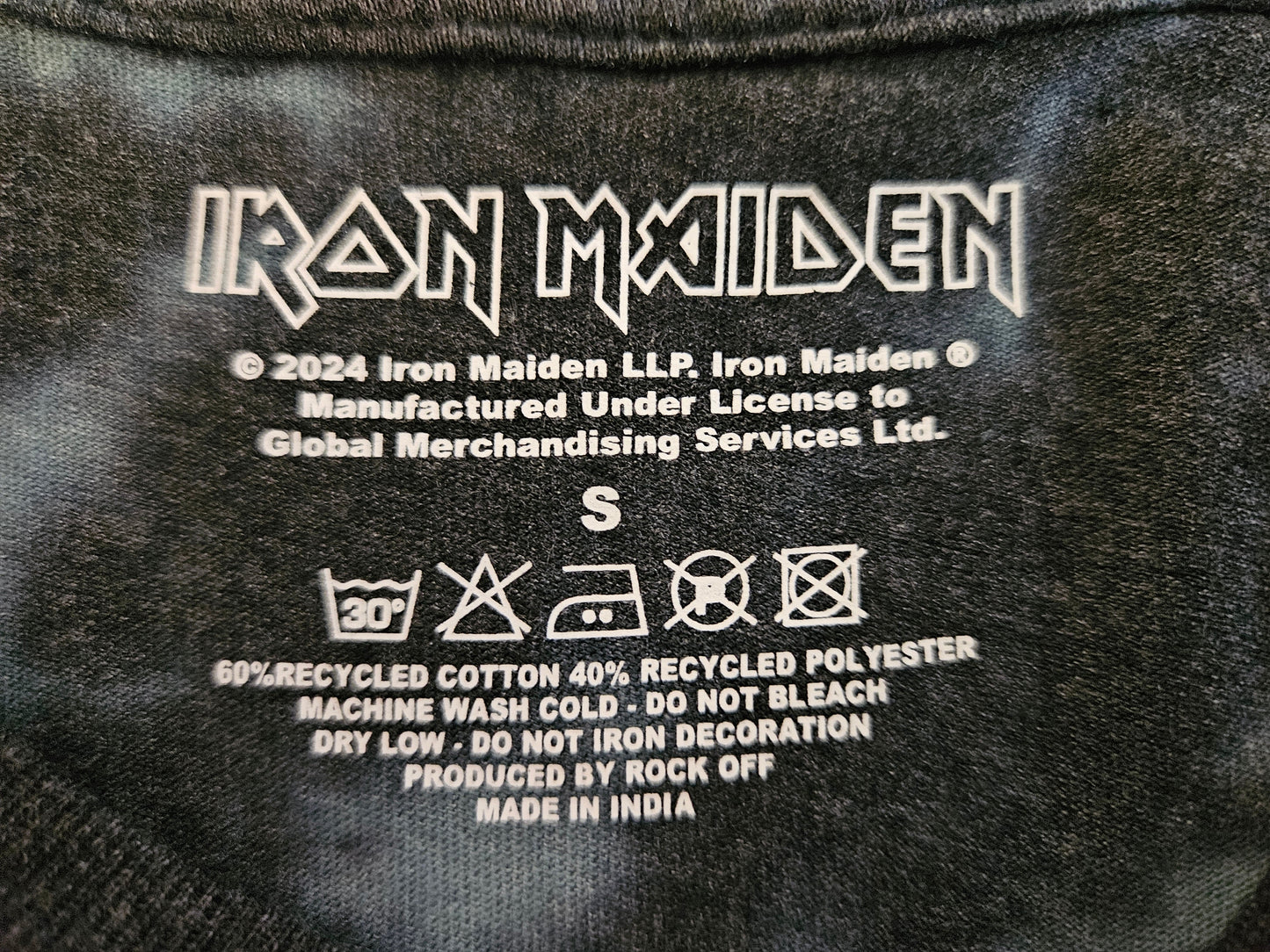 Iron Maiden: Piece of Mind Tie-Dye Tee