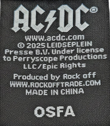 AC/DC: High Voltage Logo Baseball Cap