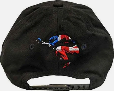 The Who union flag logo on black cap